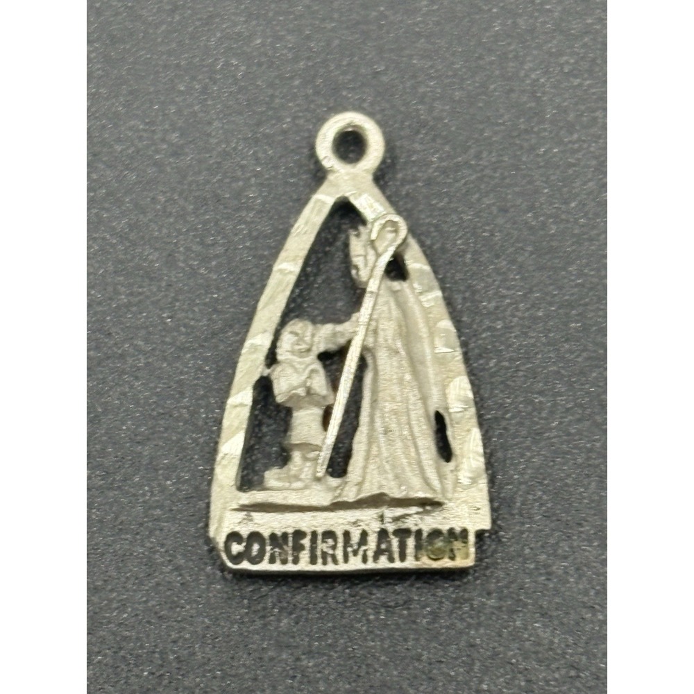Vintage Sterling Silver Confirmation Charm 925 D27